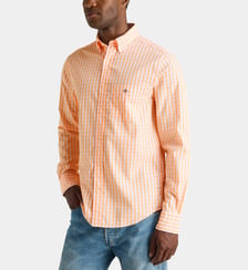Chemise à carreaux Vichy en coton Gant
