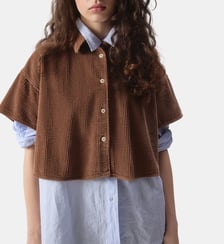 Chemisette en coton droite American Vintage