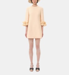 Robe courte en crêpe couture Valentino Garavani