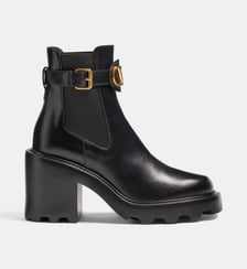Bottines à talons Vlogo en cuir Valentino Garavani