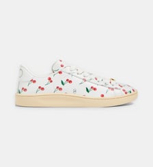 Baskets basses Royco motifs cerises cuir Valentino Garavani