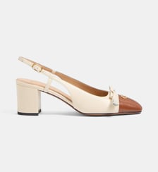 Escarpins slingback Valet du roi en cuir Valentino Garavani