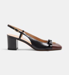 Escarpins slingback Valet du roi en cuir Valentino Garavani