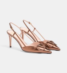 Escarpins à bride arrière en cuir Valentino Garavani