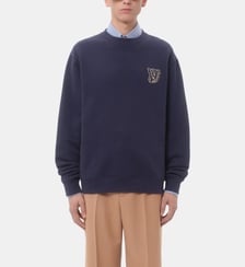 Sweat droit en coton signature Valentino Garavani