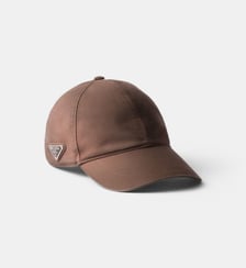 Casquette signature en coton Prada