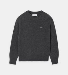 Pull droit en laine signature Lacoste