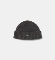Bonnet en laine maille côtelée signature Lacoste