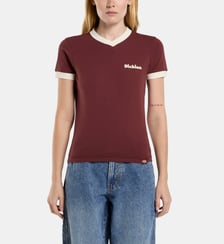 T-shirt Slayden Ringer logo slim en coton Dickies