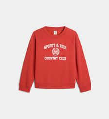 Sweat Varsity coton Sporty & Rich