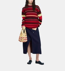 Pull en laine à rayures  JW Anderson
