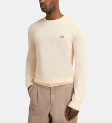 Pull D Light en coton piqué Fred Perry