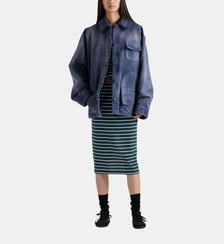 Veste ample en coton Prada