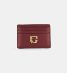 Porte-cartes logo en cuir Gerard Darel