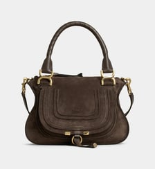 Sac à main Marcie small double carry B en cuir de veau Chloé