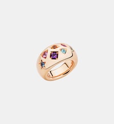 Bague en or rose et pierres Pomellato
