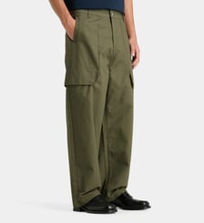 Pantalon cargo large en coton Arte