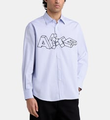 Chemise Arte Blocks rayée en coton Arte