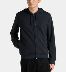 Hoodie en coton Emporio Armani