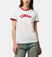 T-shirt imprimé en coton Lee
