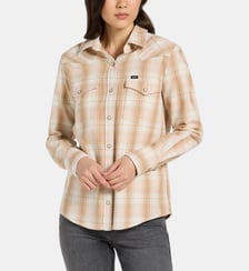 Chemise Western à carreaux en coton Lee