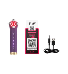 Appareil de Toning LED à Double Microcourant pour le Visage - Lumière Rouge et Bleue Foreo
