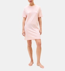 Chemise de nuit ample mi-longue en coton Tommy Hilfiger