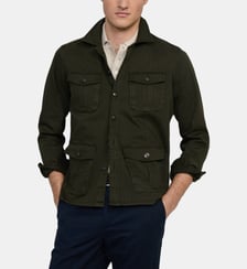 Surchemise droite en coton Hackett London