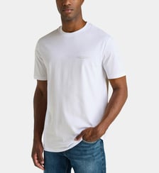 T-shirt droit Milano droit en coton Armani Exchange
