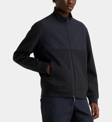 Blouson droit en coton mélangé Armani Exchange