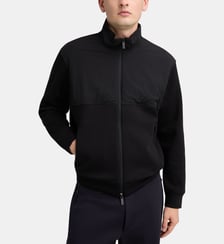 Blouson droit en coton mélangé Armani Exchange