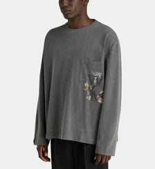 T-shirt manches longues en coton Wooyoungmi