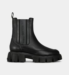 Boots Chelsea Tassel en cuir Love Moschino