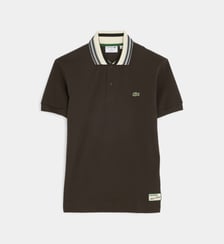 Polo droit Mc Rib signature en coton Lacoste