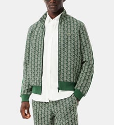 Sweat track droit à motif signature Lacoste