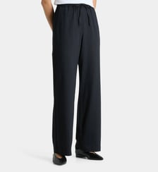 Pantalon Gerry rayé ample en laine Margaux Lonnberg