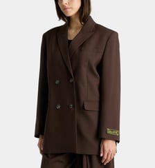 Veste droite mi-longue Wilby en laine Margaux Lonnberg
