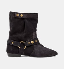 Botte Stania en cuir de veau boucle Isabel Marant