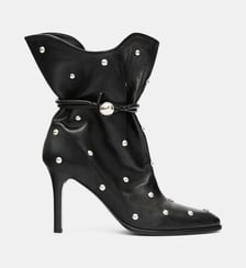Bottines à talons Lolya en cuir Isabel Marant