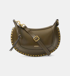 Sac Oskan Moon en cuir clouté Isabel Marant