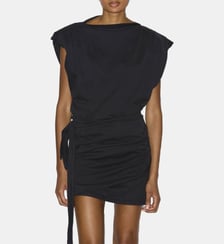 Robe Marielle courte ajustée en coton Isabel Marant