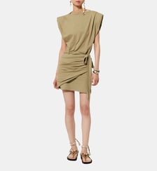 Robe Marielle courte ajustée en coton Isabel Marant