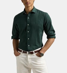 Chemise droite en coton mélangé  Polo Ralph Lauren