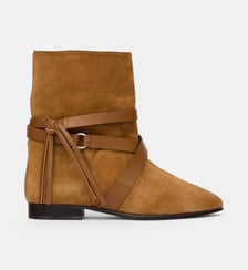 Bottines Rejen motarde en cuir Isabel Marant
