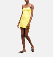Robe courte en soie Billie From Future