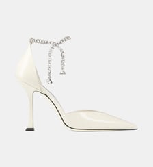 Escarpins Stevie 100 en cuir verni Jimmy Choo