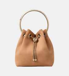 Sac seau Bon Bon en cuir Jimmy Choo