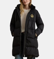 Doudoune matelassé droite col montant midi Lauren Ralph Lauren