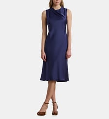 Robe de cocktail midi sans manches Sheriel Lauren Ralph Lauren