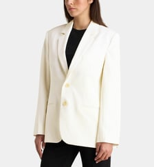 Veste classique Classic cintrée en laine finition lisse Victoria Beckham